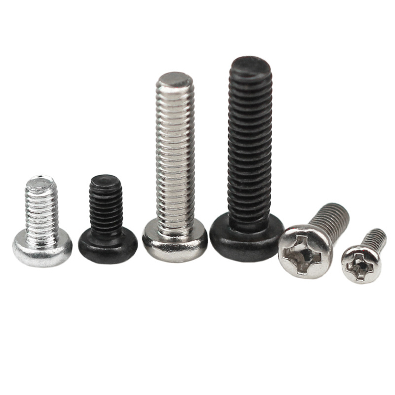 PM cross half round head machine screw