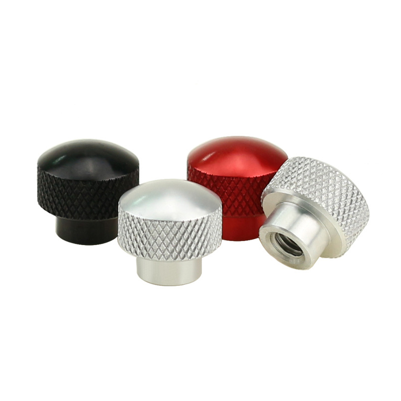 Round head knurled handle