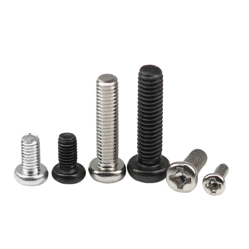 PM cross half round head machine screw